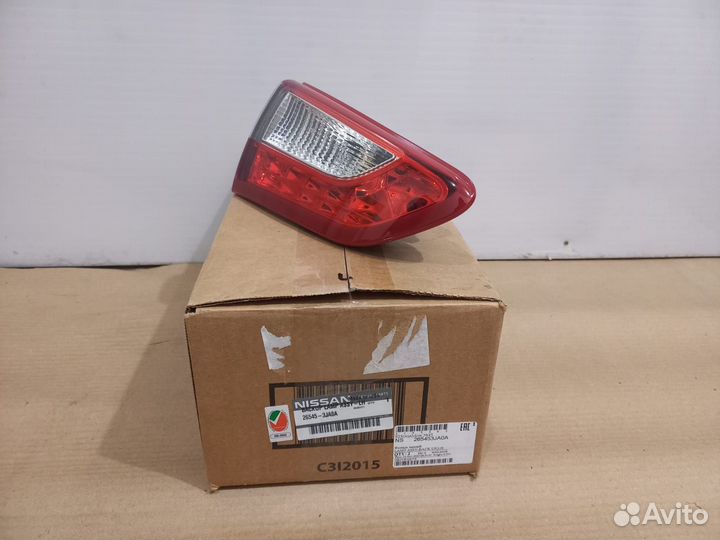 Фонарь в крышку багажника левый Infiniti Jx35 Qx60