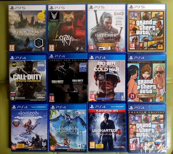 Игры на Sony ps4 ps5