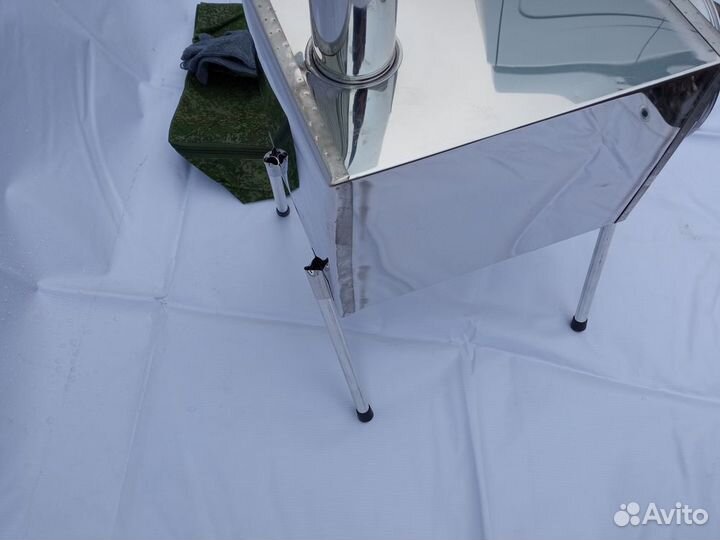 Печь для отопления палатки Малая на 15 л. без экра