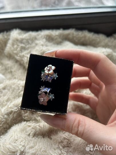 Roberto bravo серьги серебро