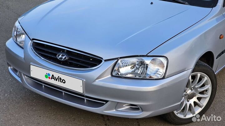 Hyundai Accent 1.5 AT, 2004, 232 000 км