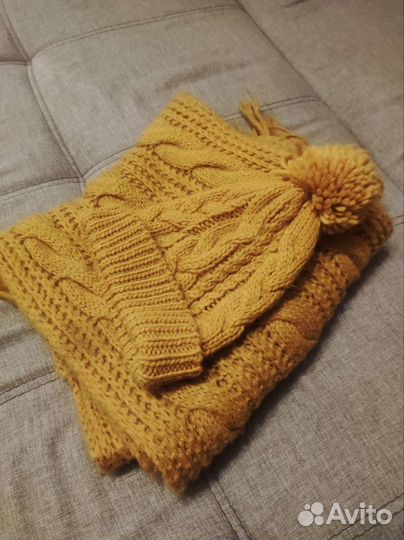 Шапка и снуд для девочки