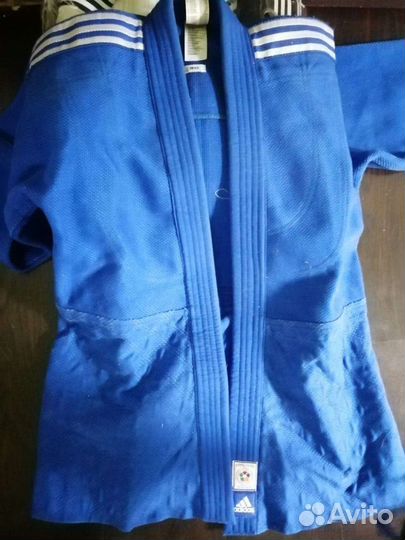 Кимоно для дзюдо adidas оригинал, рост 160