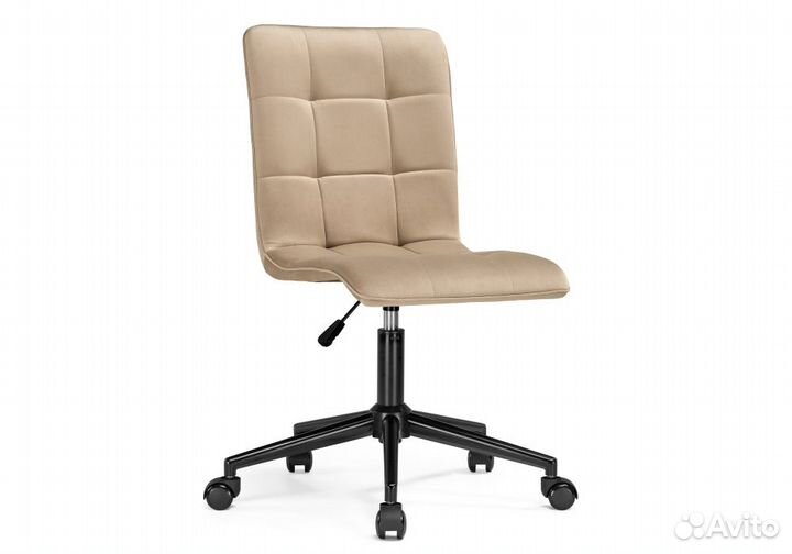 Компьютерное кресло Квадро бежевый/черный
