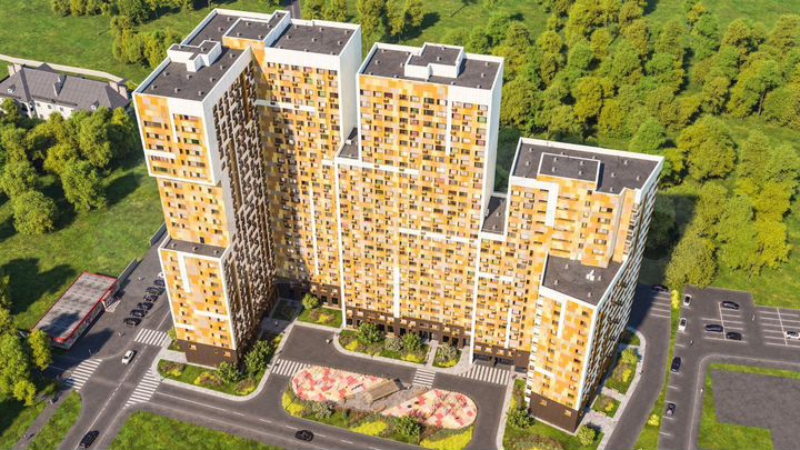 2-к. квартира, 76,3 м², 9/25 эт.