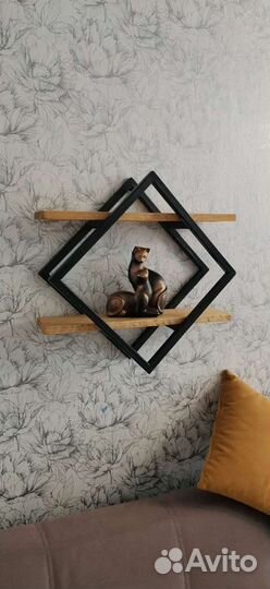 Полка настенная в стиле лофт