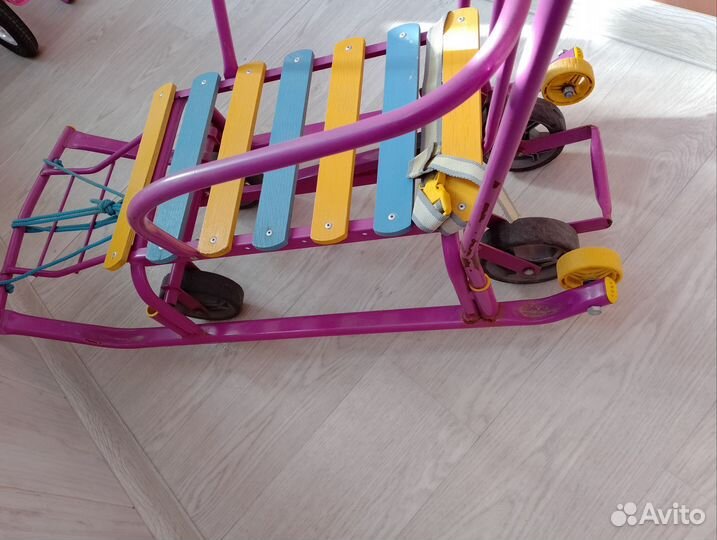 Санки на колесах