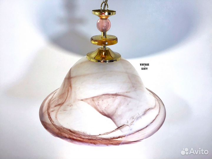 Светильник подвесной винтажный Италия 80-90-е гг