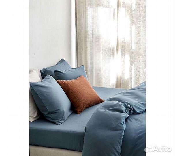 Постельное белье GoodNight Essential 2 сп. синий
