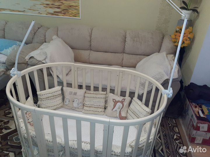 Детская кроватка трансформер 5 в 1