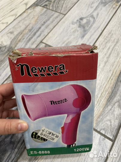 Фен дорожный новый