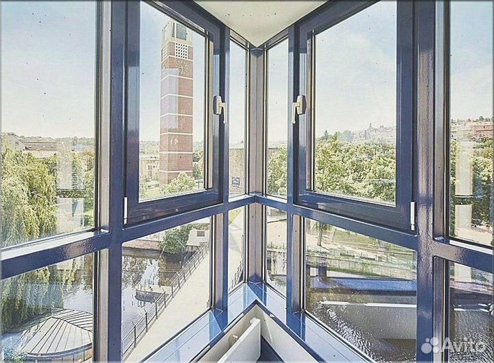 Окна алюминиевые