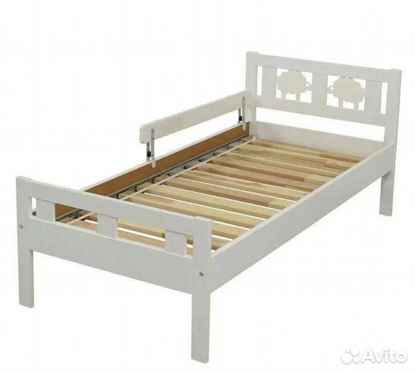 Детская белая кроватка IKEA Криттер