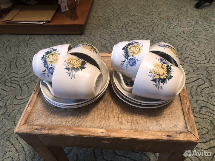 Чайная пара фарфор СССР