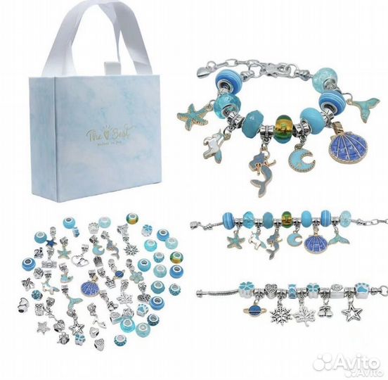 Браслеты с шармами как Пандора