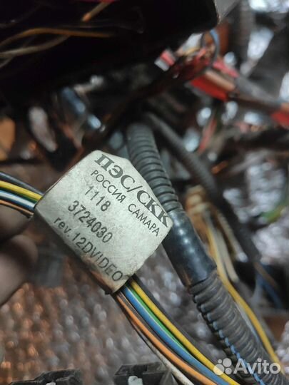 Проводка калина подпанельная