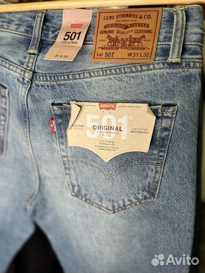 Мужские джинсы levis 501