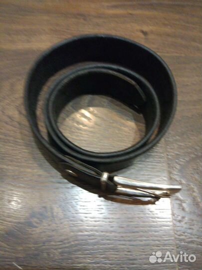 Ремень детский из натуральной кожи,75см