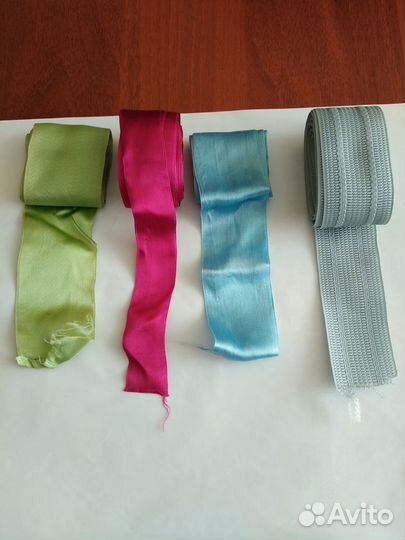 Лента атласная, корсажная,капроновая. СССР