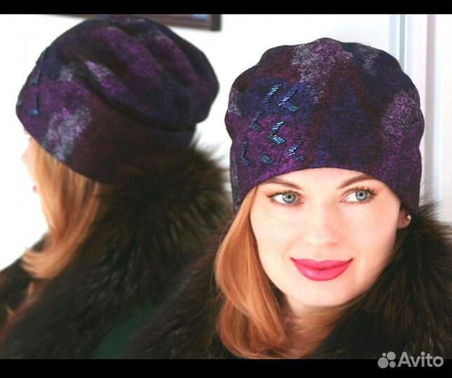 Шапка женская. Тёплая