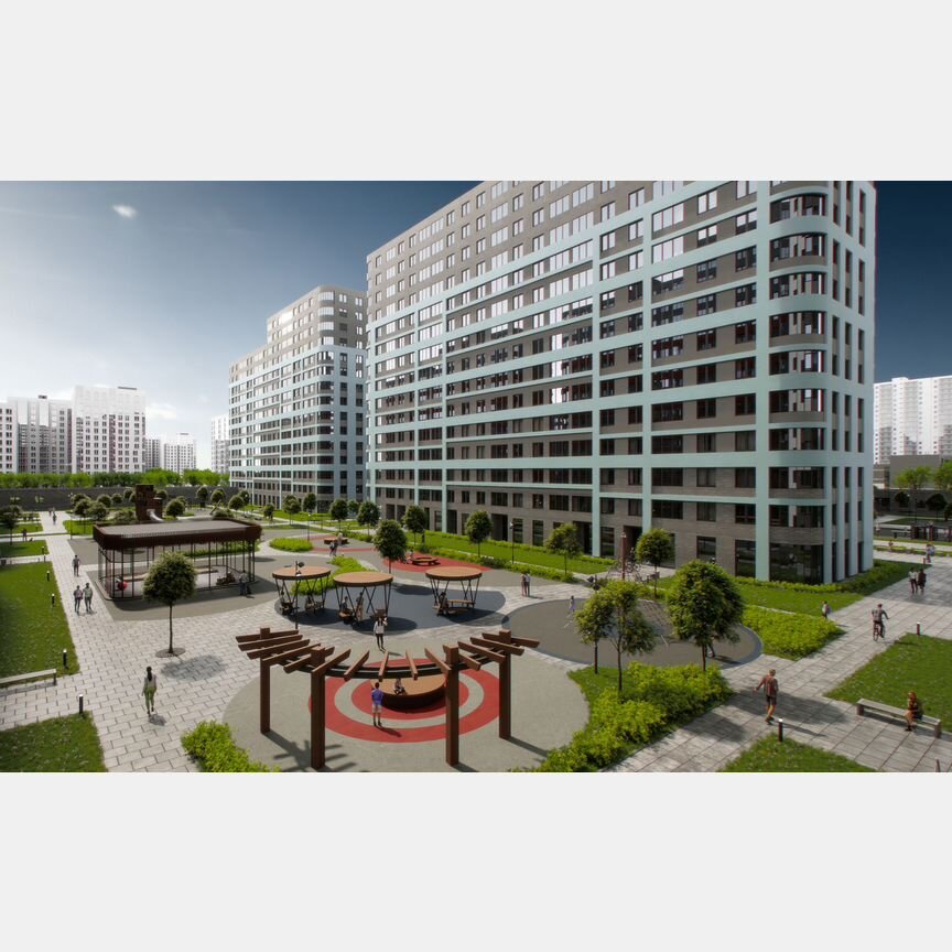 2-к. квартира, 54,4 м², 13/17 эт.