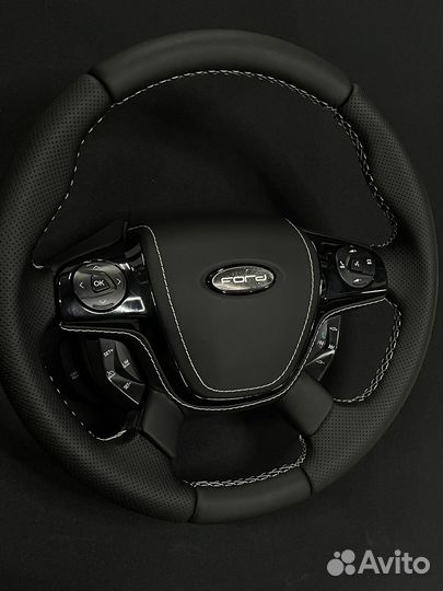 Перетяжка руля на Форд