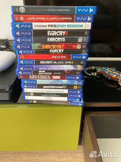 Игровая приставка ps4 с играми