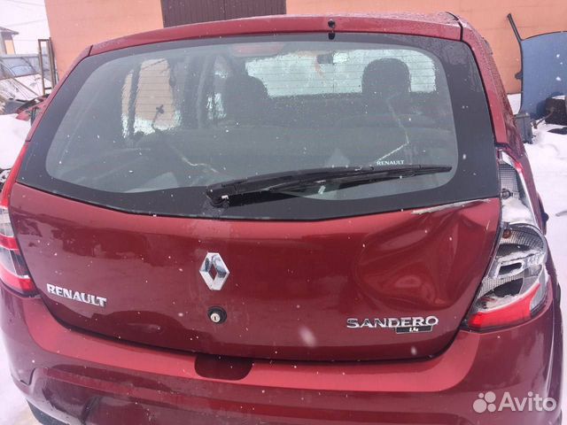 Крышка багажника renault sandero 1