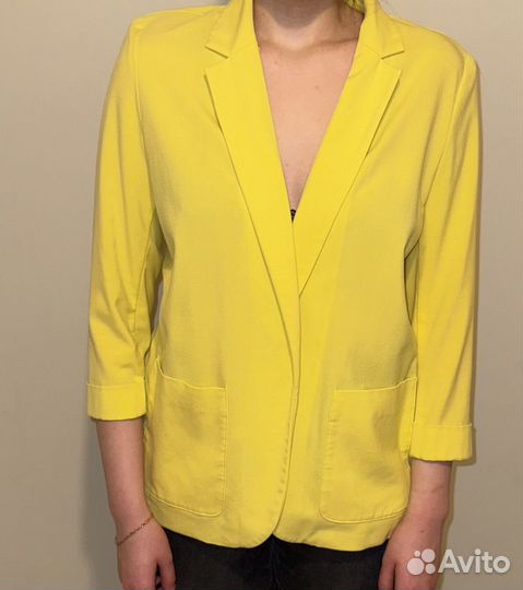 Пиджак женский желтый M&S 42