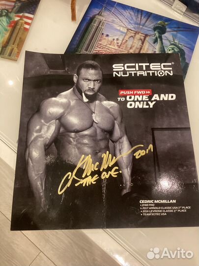 Автограф Седрика Макмиллана