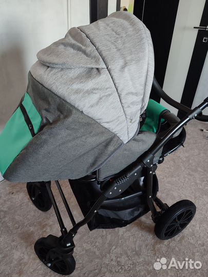 Детские коляски 2 в 1 с большими колесами