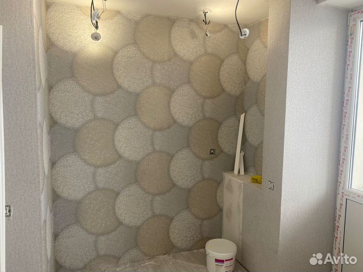 Поклейка обоев