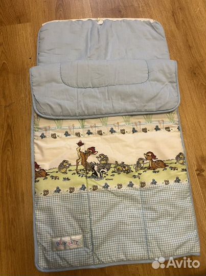 Спальный мешок детский на молнии кокон одеяло