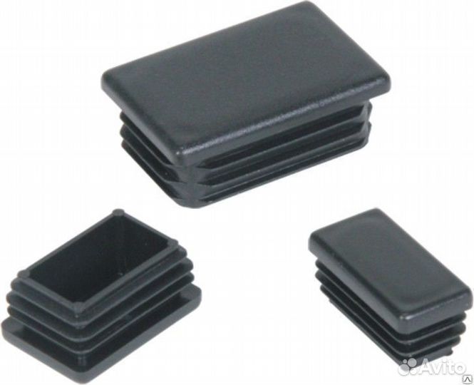 Заглушка 40х20 пластиковая на профильную трубу