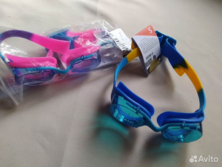 Очки плавательные р. S и L, декатлон, nabaiji