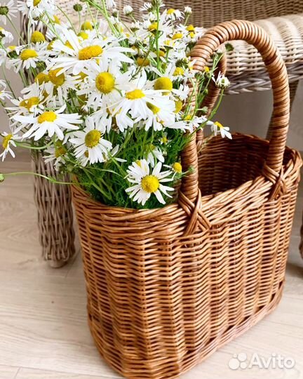Плетёные корзины, короба, корзины для пикника