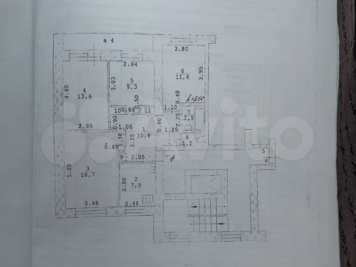 4-к. квартира, 76,3 м², 2/9 эт.