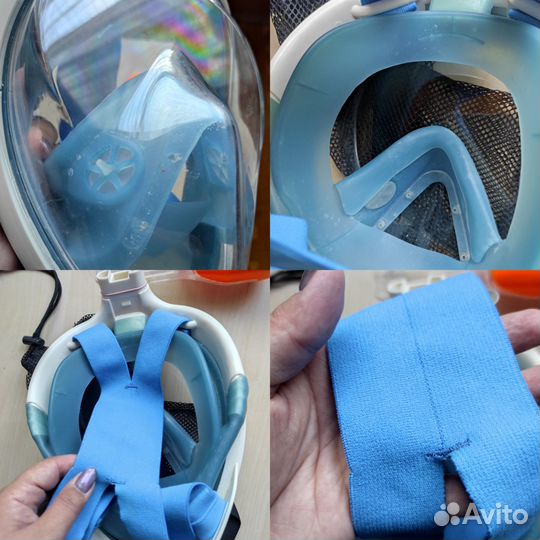 Маска для снорклинга Декатлон Easybreathe S/M