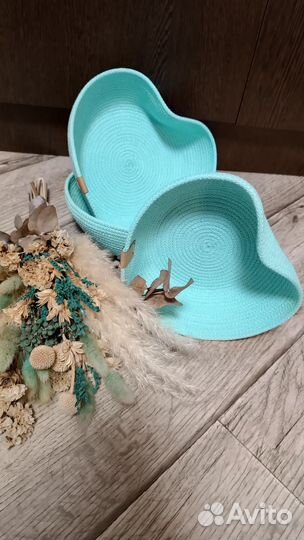 Корзинки из хлопкового шнура