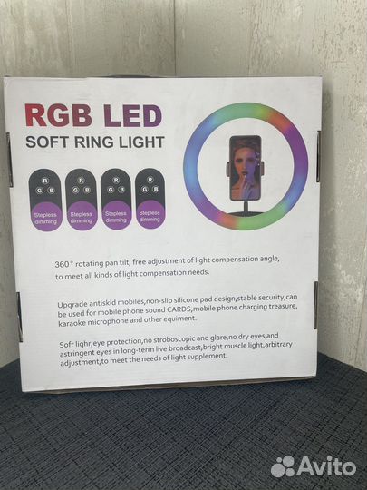 Кольцевая лампа 36 см