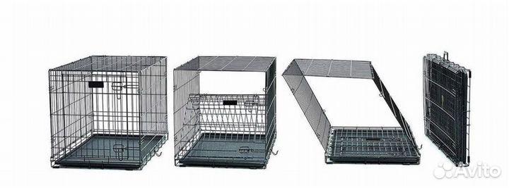 Антивандальная Клетка для собак 109х73х77