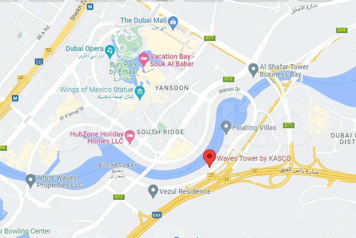 Квартира-студия, 40 м² (ОАЭ)