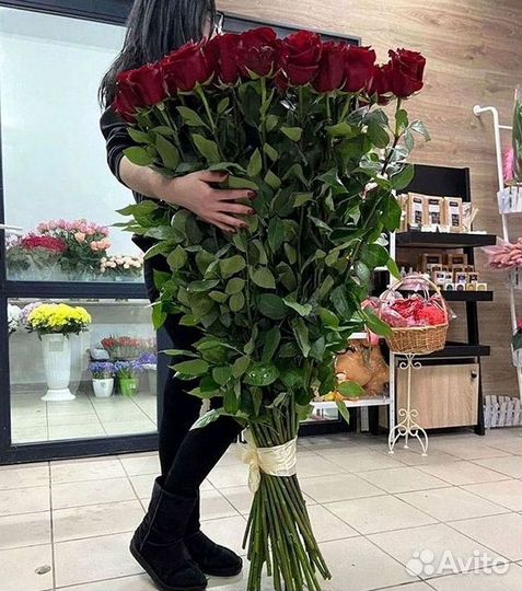 Высокие розы Гигантские розы Доставка цветов