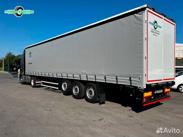 Полуприцеп шторный V-Trailer 329, 2023
