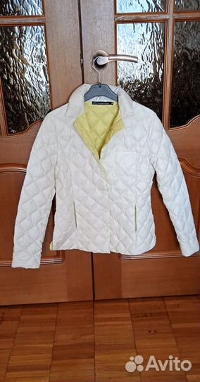 Куртка пуховик белый приталенный 42-44р befree