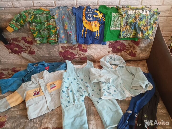 Вещи пакетом для мальчика 0-2 года