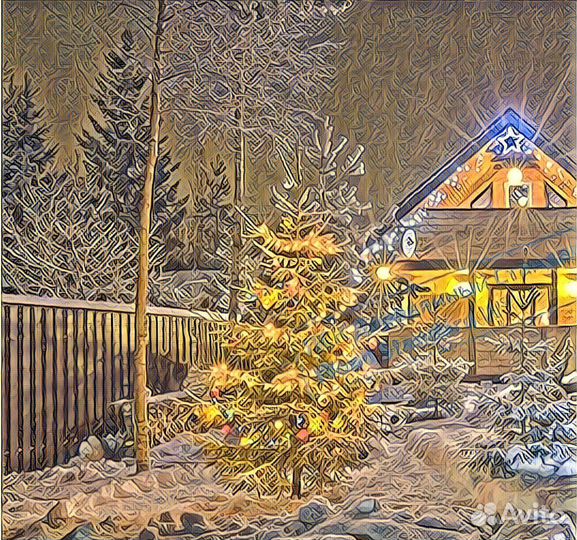 Гирлянда / Монтаж / бахрома 3 метра