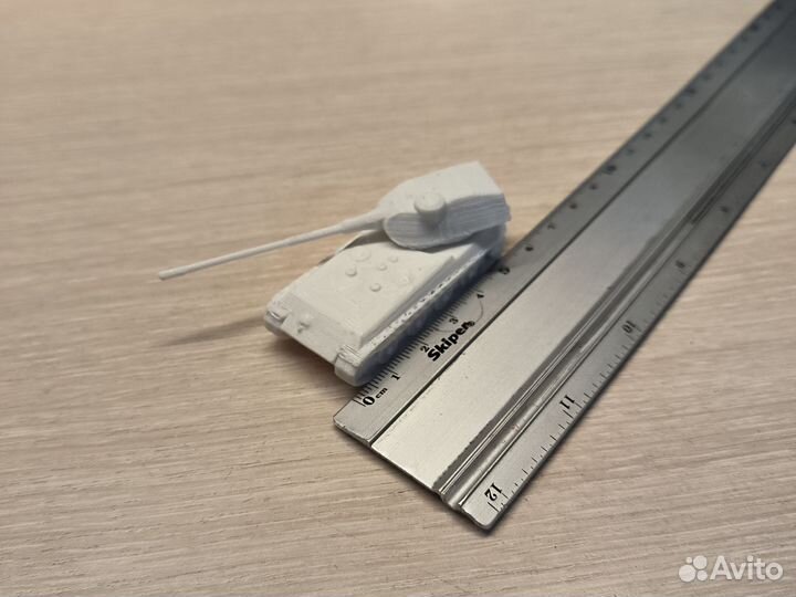 Модель танка VK90-01P 1:100 цвет белый