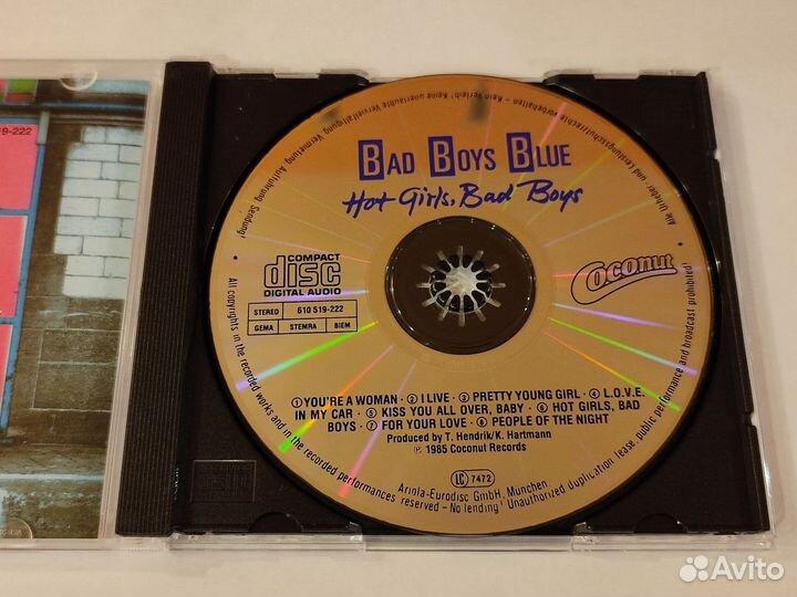 Cd Bad Boys Blue - Hot Girls - Bad Boys