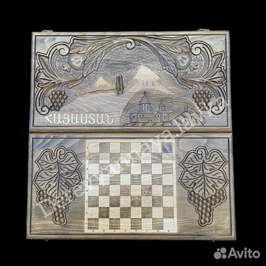 Нарды резные 